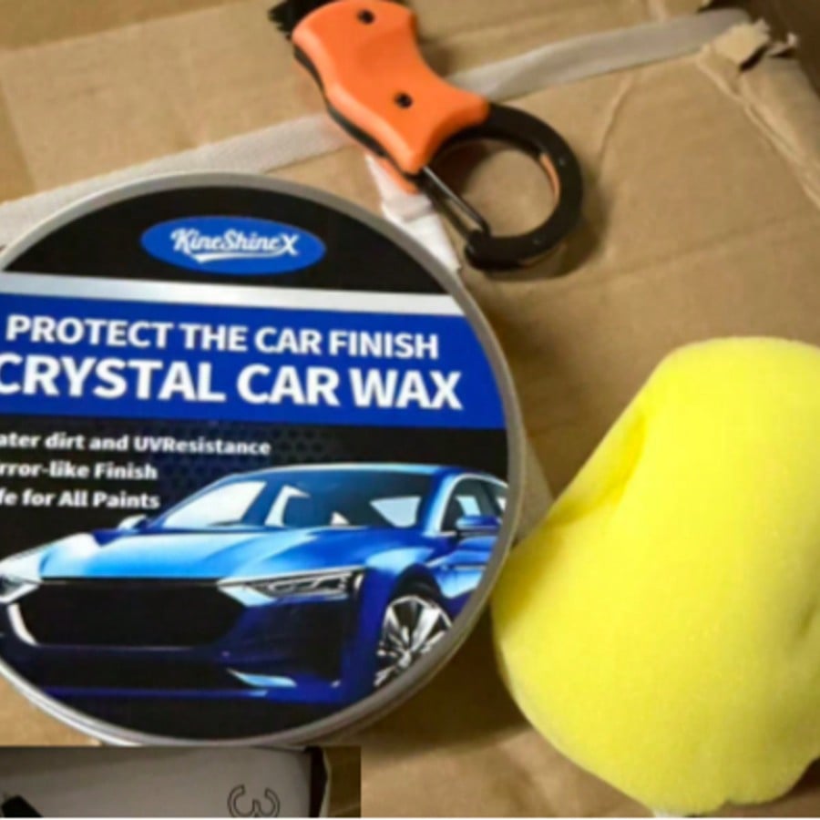 Car Wax Ceramic Coating - カルナバワックスカーポリッシュセラミックコーティング - 車、トラック、SUV、RV用のエクストラグロス塗料シーラント、長持ちする撥水性光沢、塗布用パッド付属