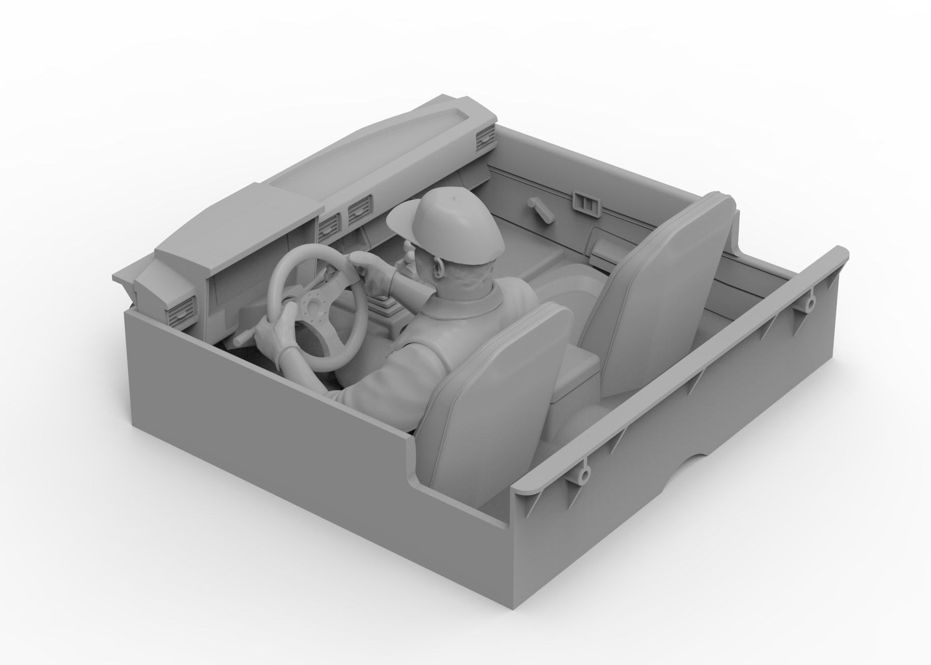 Interior Detailing Kit - Axial SCX10 III RC クローラーインテリアアップグレードパーツ 1/10