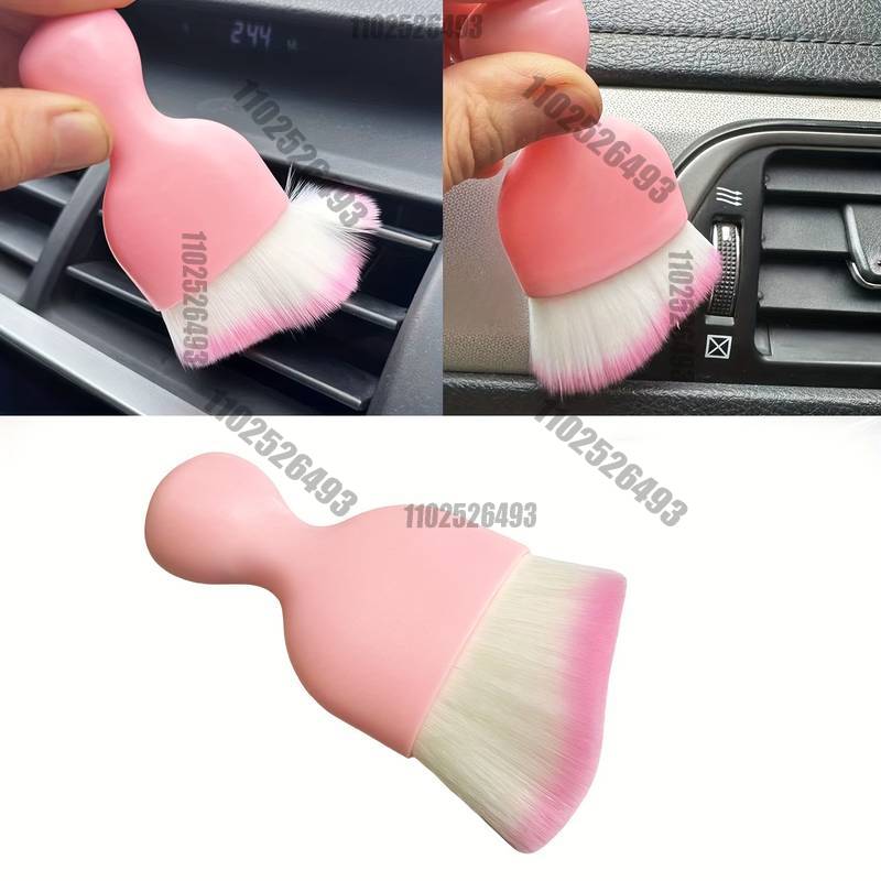 Interior Detailing Kit - 車内クリーニングソフトブラシダッシュボード空気出口ブラシホーム掃除ツールダストディテールオフィスクリーンディテールブラシ Ne