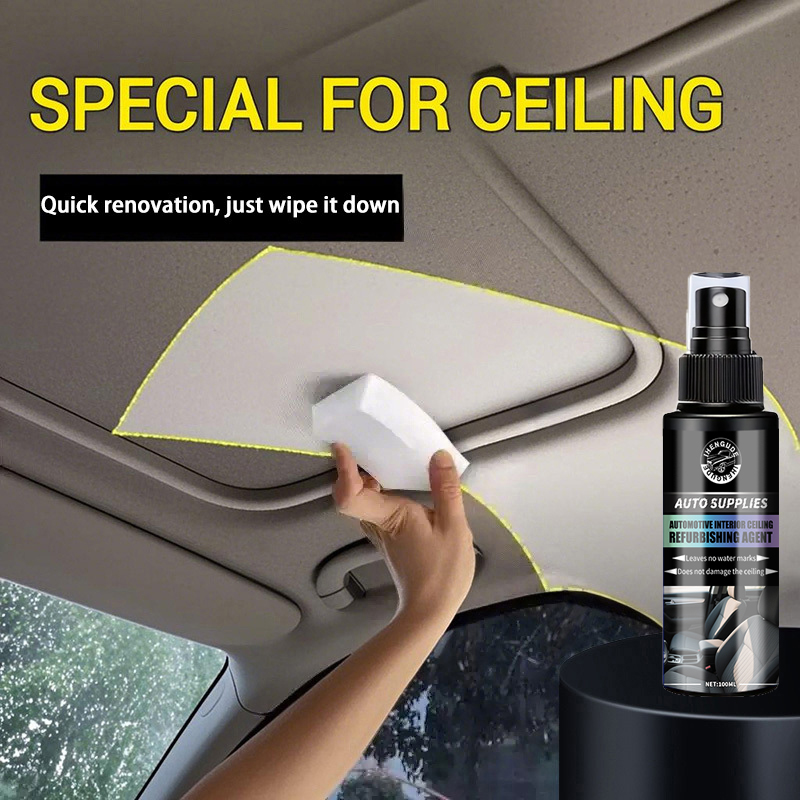 車内クリーナー、水を使わない泡スプレー、ホコリ除去、シート、 - Leather Cleaner Interior のレビューと価格