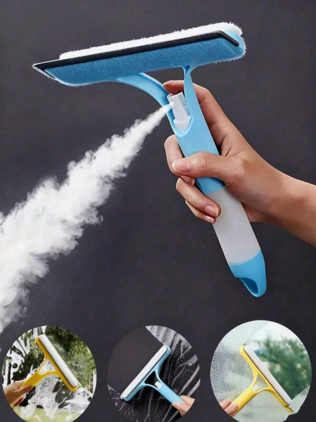 3in1ガラスクリーナー（スプレーボトル付き）、多機能窓用ク - Glass Cleaner Streak のレビューと価格
